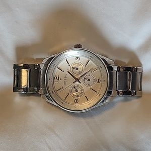 EUC Fossil Silver Watch